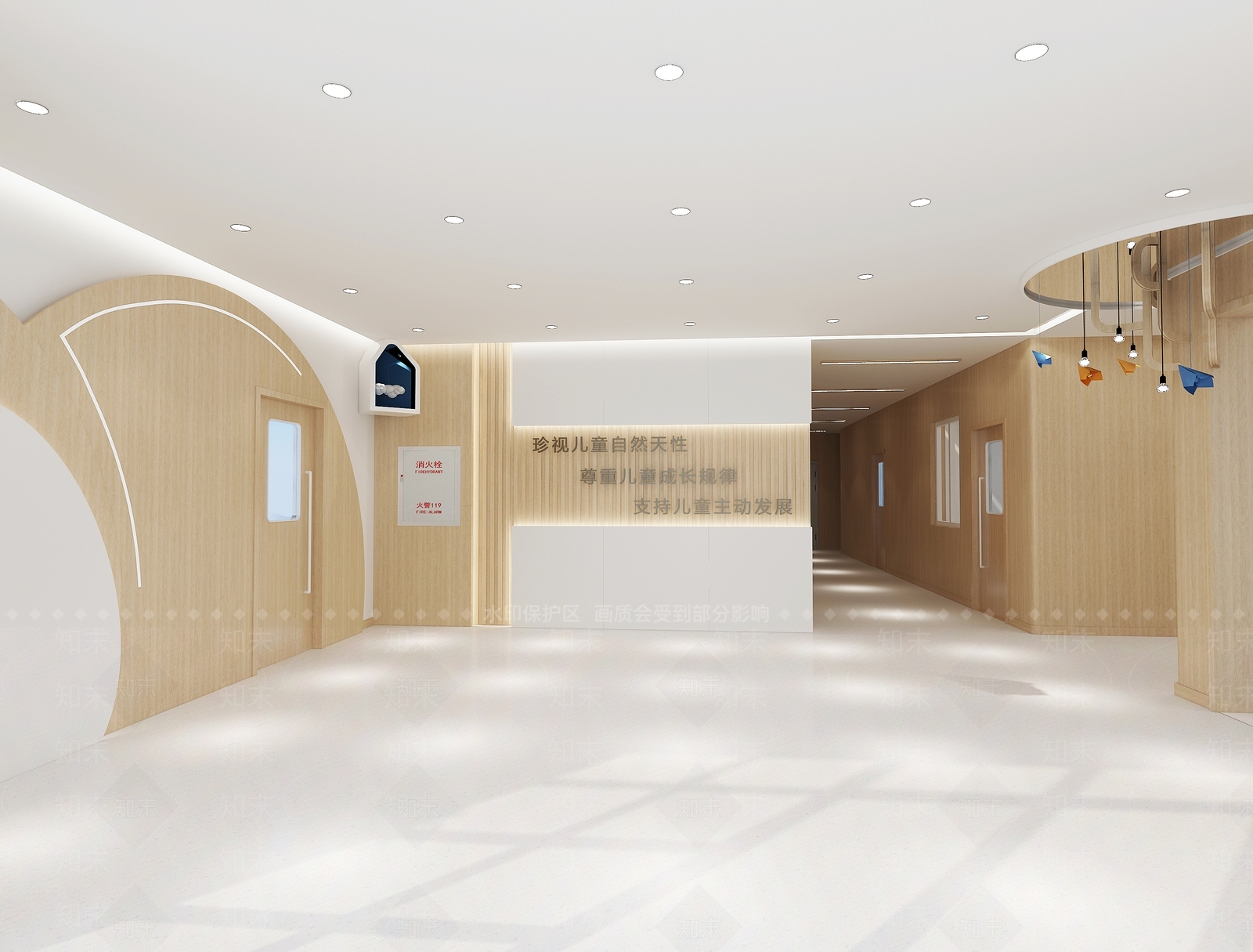 简欧幼儿园3D模型下载【ID:1150804514】