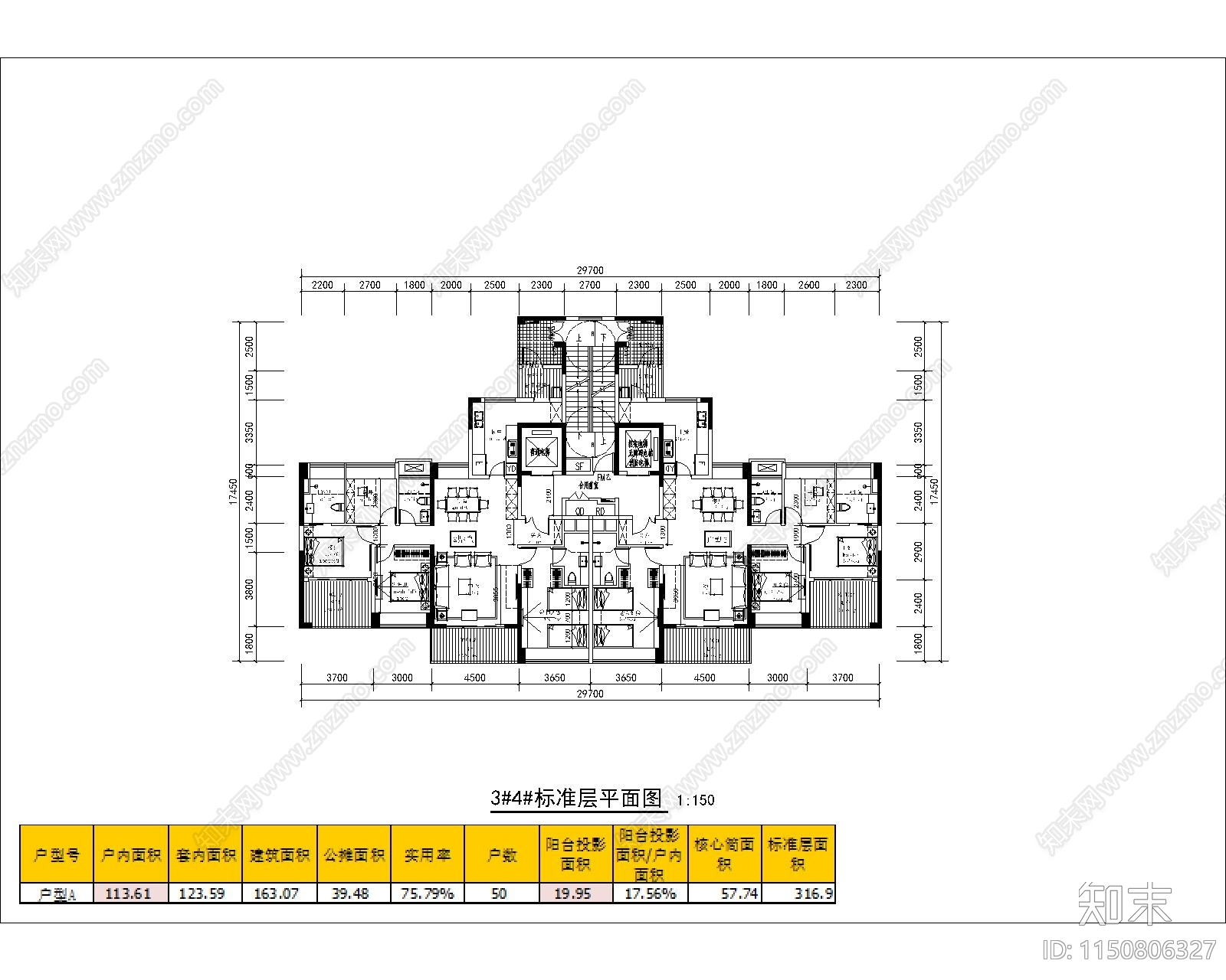 建筑平面图CAD图纸