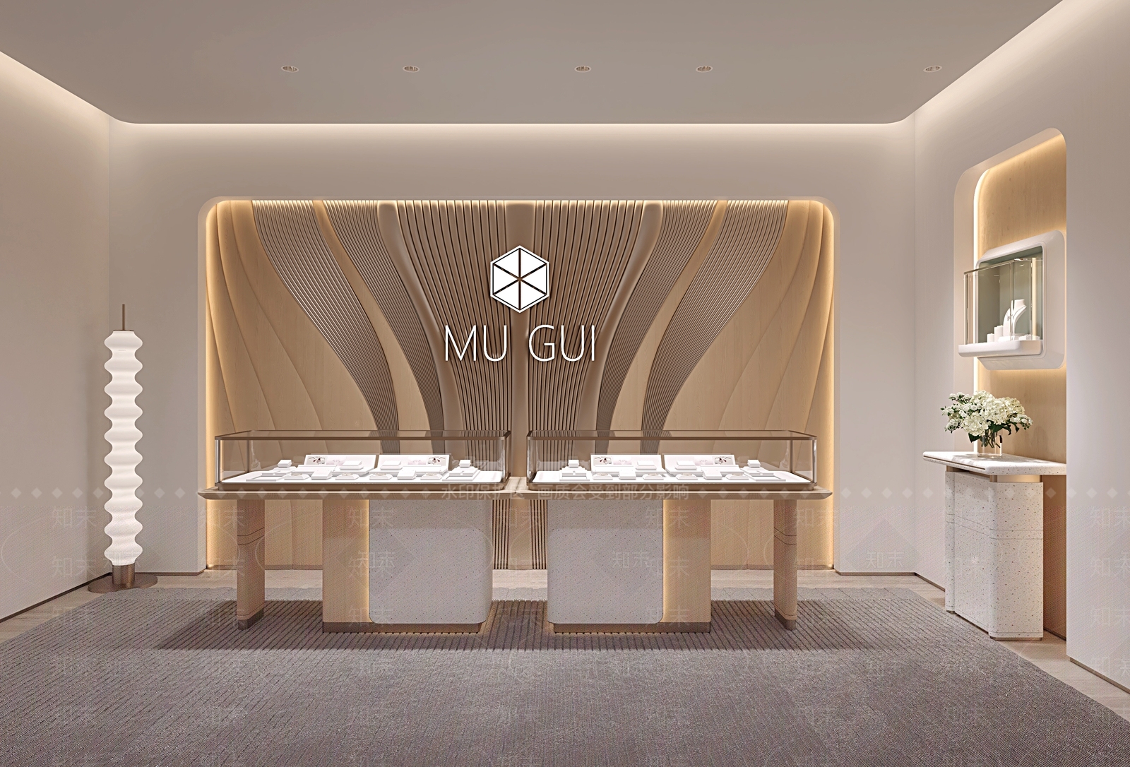 现代珠宝店SU模型下载【ID:1150812395】