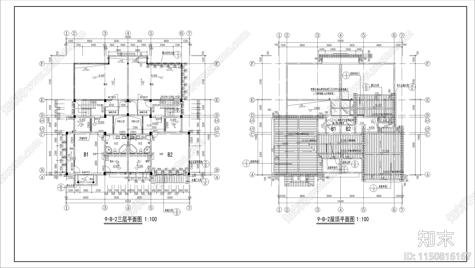 古城商业建筑设计cad施工图下载【ID:1150816167】