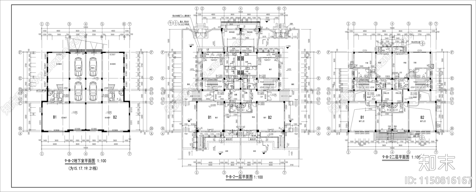 古城商业建筑设计cad施工图下载【ID:1150816167】