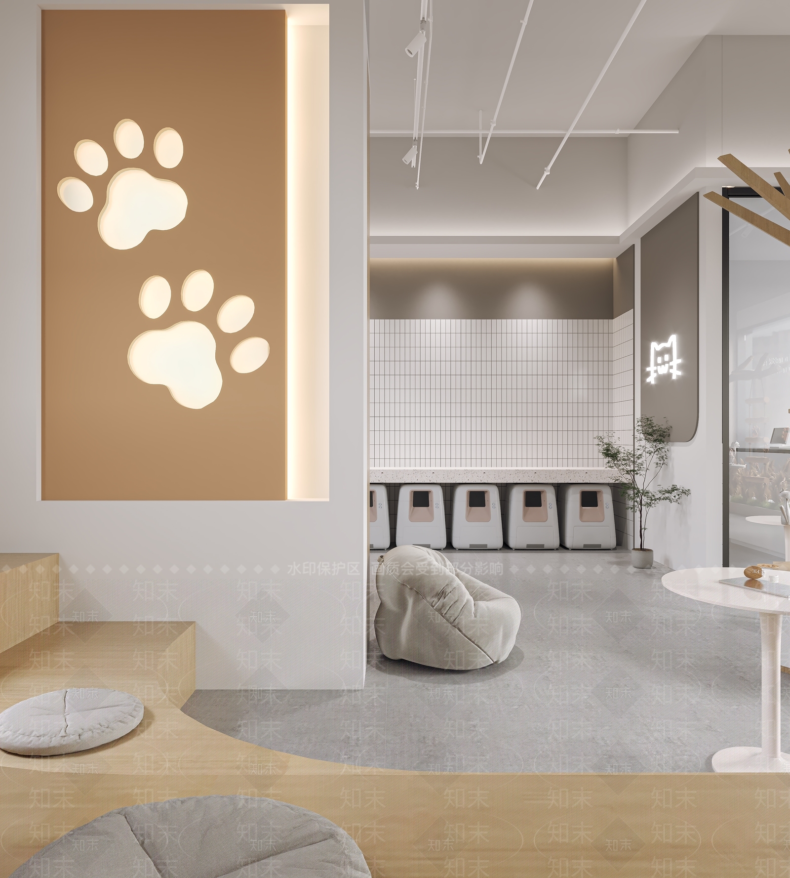 现代宠物店3D模型下载【ID:1150817060】