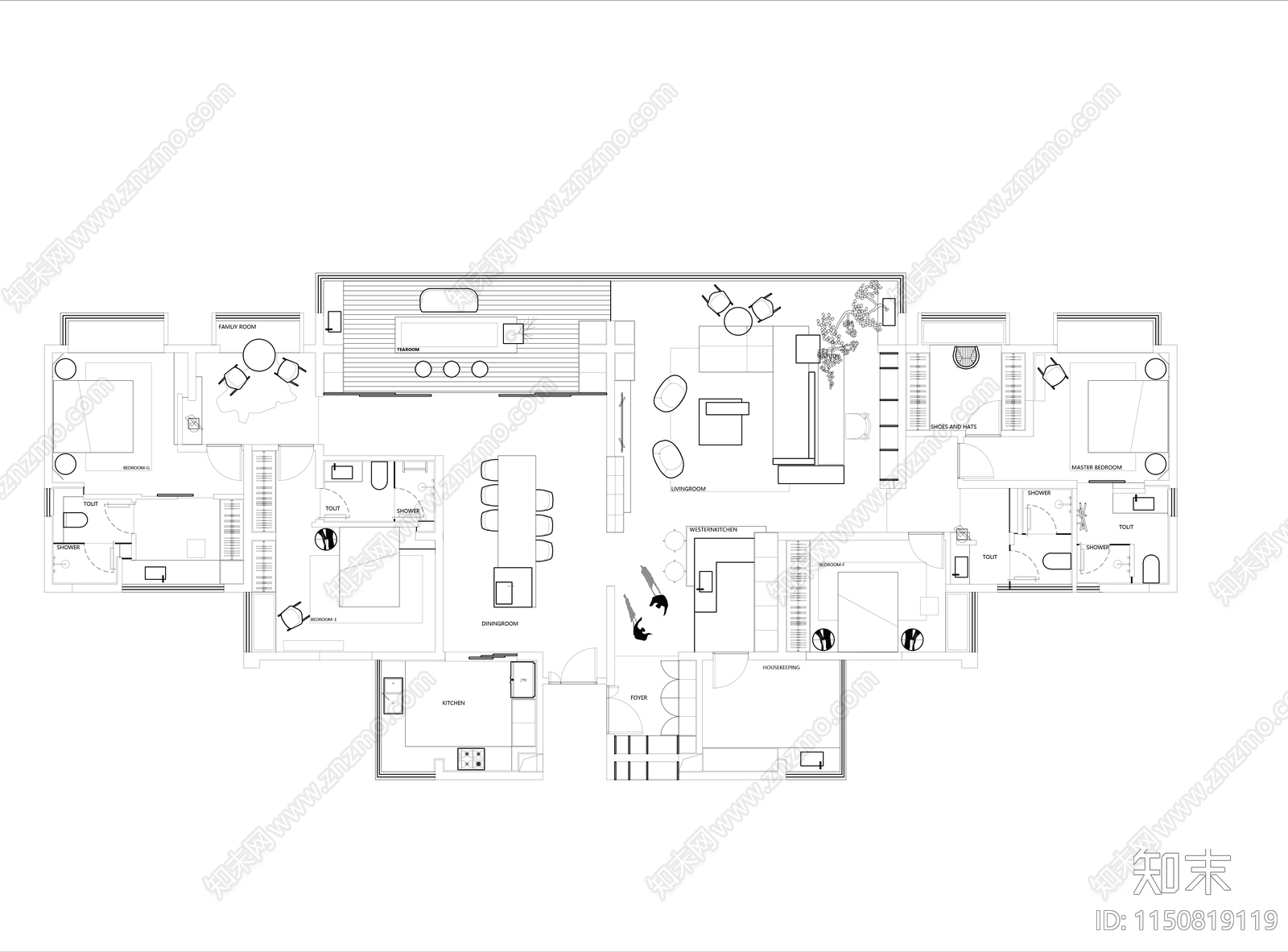 190cad施工图下载【ID:1150819119】