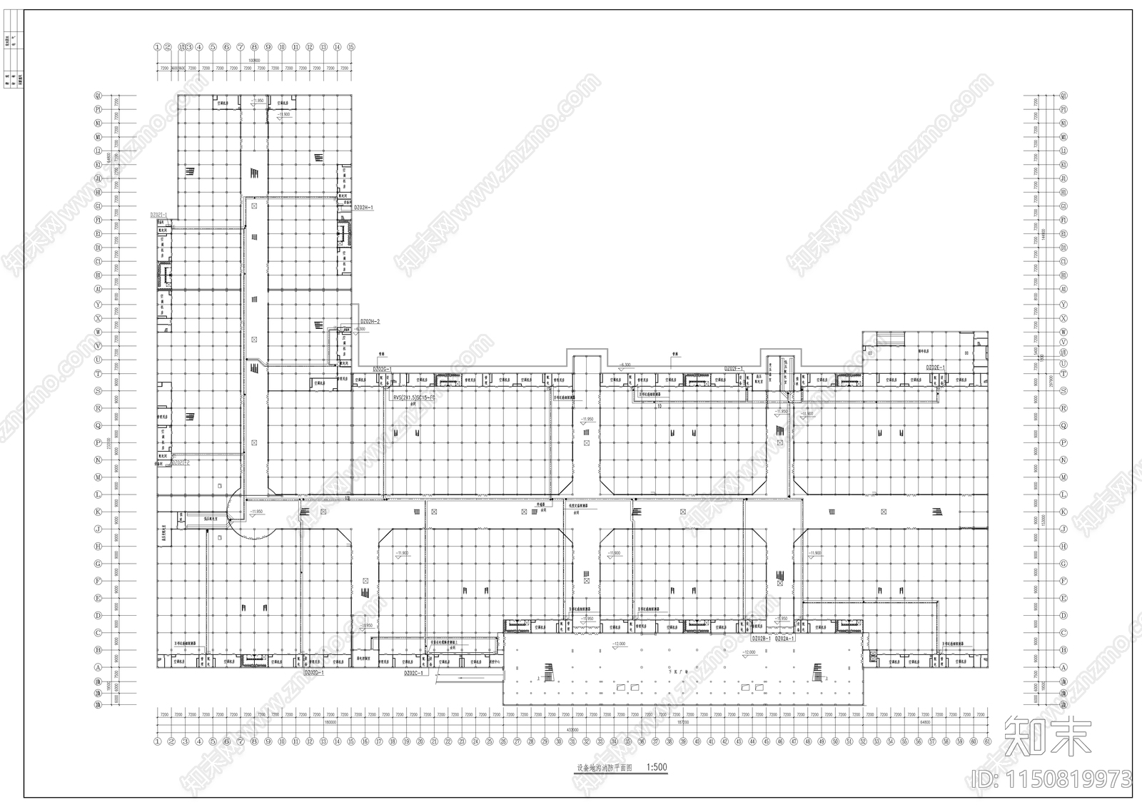 地下室消防给排水设计cad施工图下载【ID:1150819973】