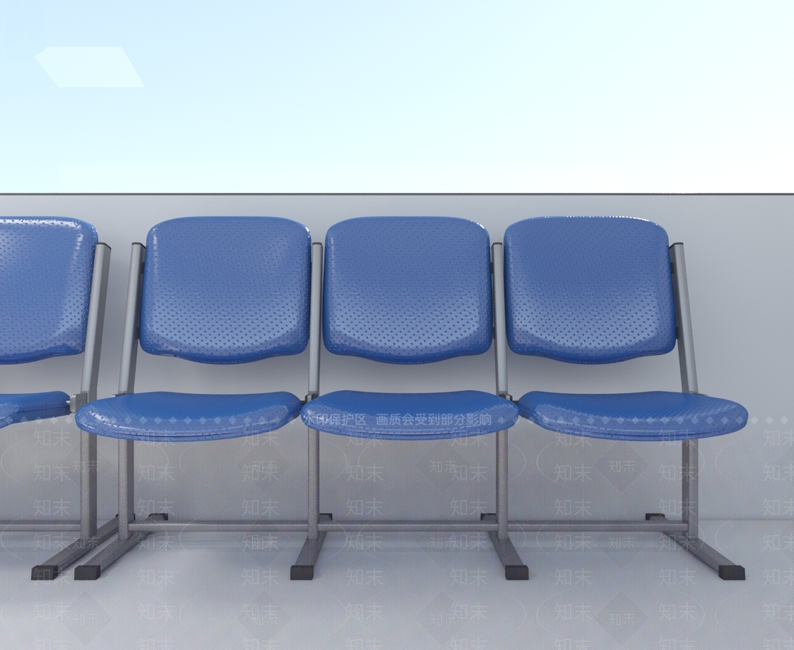 现代公共座椅3D模型下载【ID:1150825741】