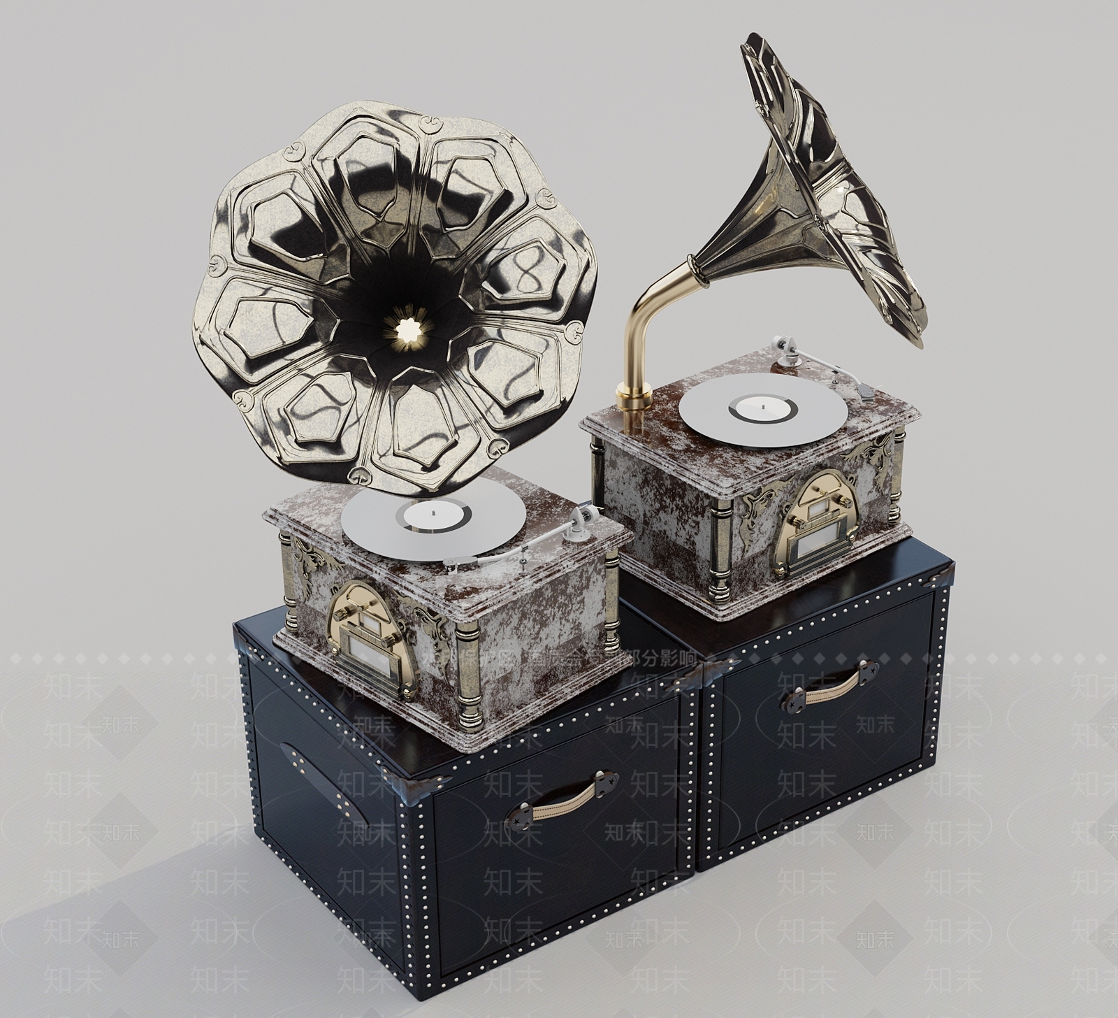 留声机SU模型下载【ID:1150828111】
