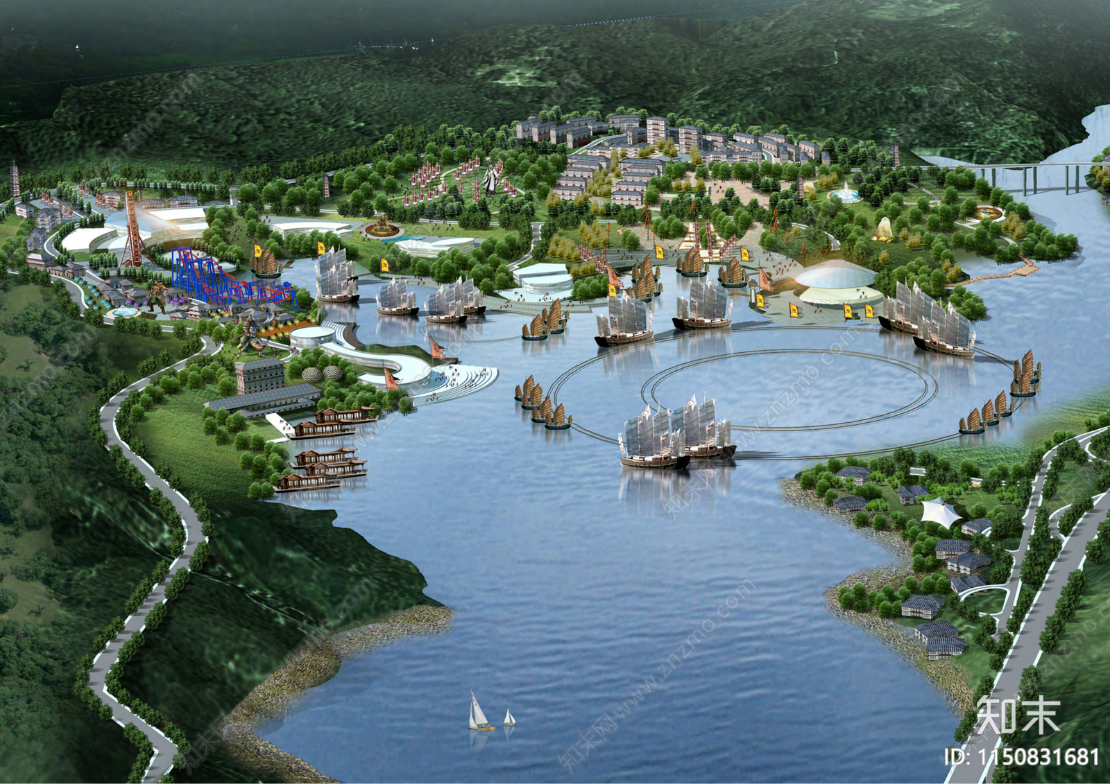 现代重庆忠县东溪湖三峡港湾城市规划方案文本下载【ID:1150831681】