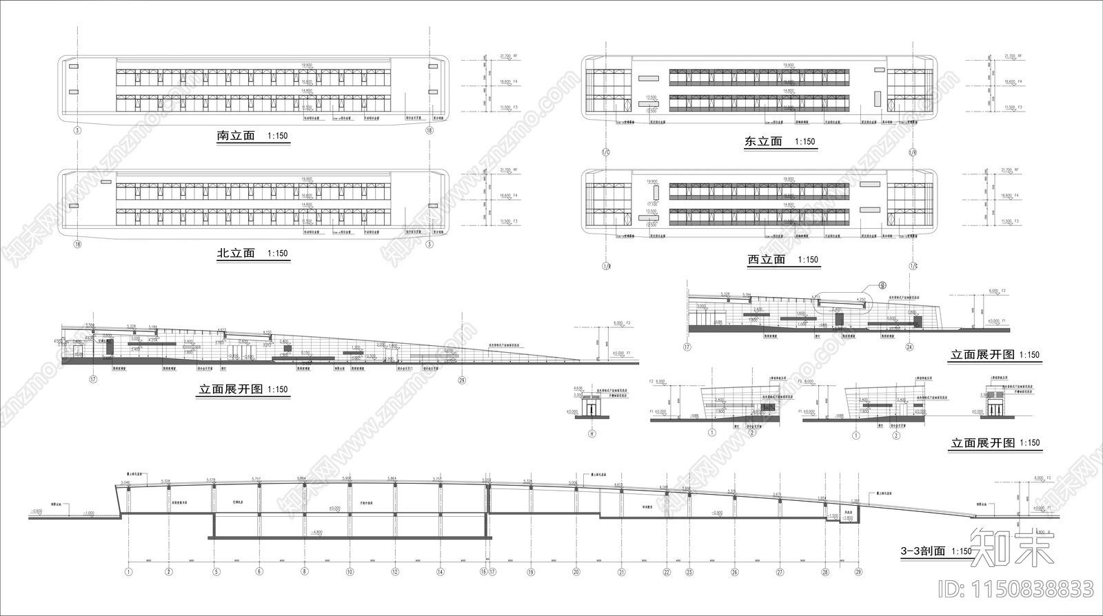 南京金陵图书馆建筑方案图cad施工图下载【ID:1150838833】