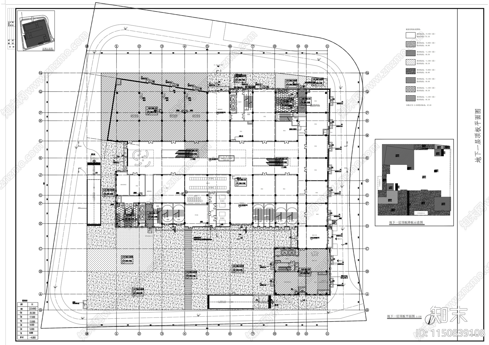 知识城第二邻里中心项目建筑cad施工图下载【ID:1150839108】