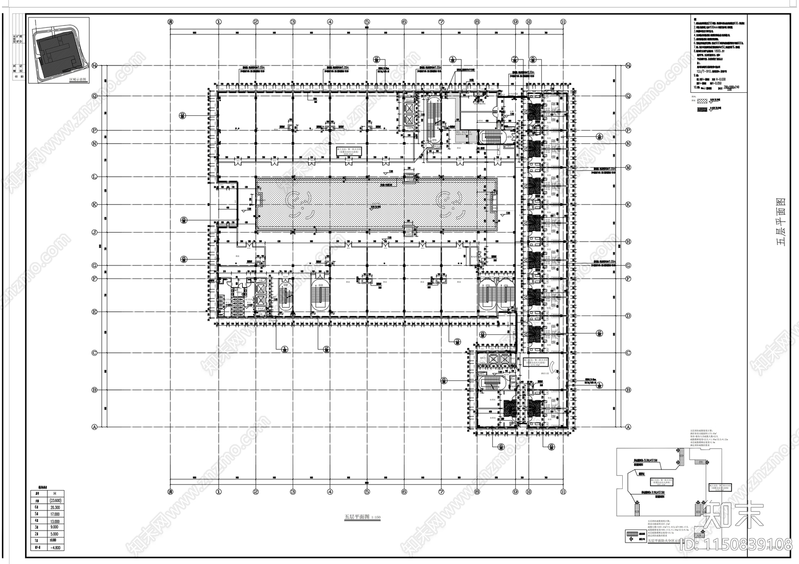 知识城第二邻里中心项目建筑cad施工图下载【ID:1150839108】