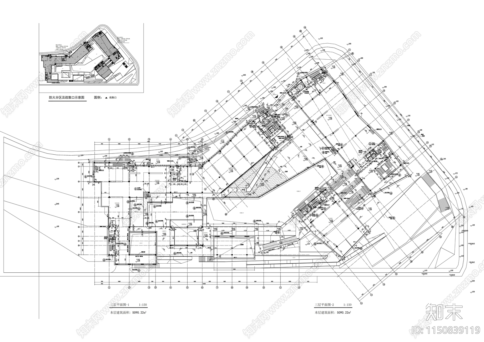 著名美术学院美术馆建筑施工图下载【ID:1150839119】