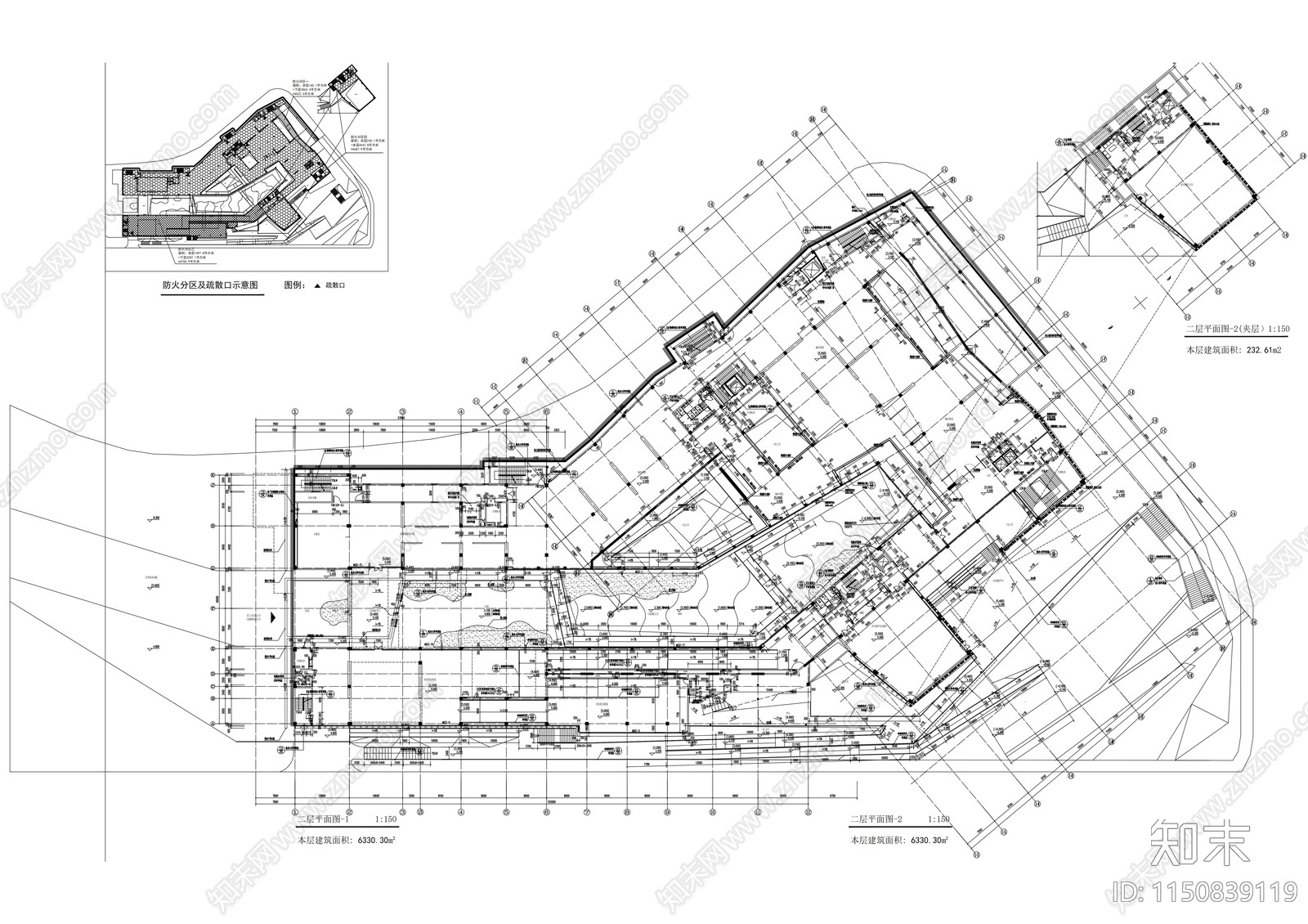 著名美术学院美术馆建筑施工图下载【ID:1150839119】