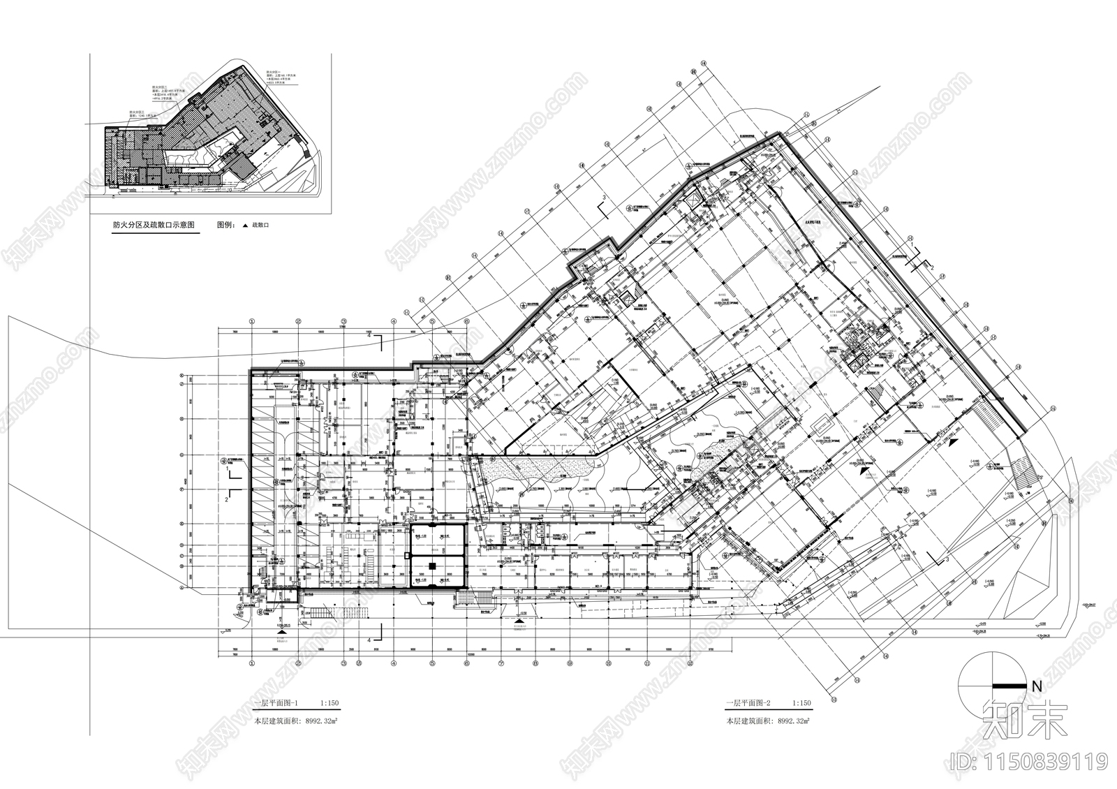 著名美术学院美术馆建筑施工图下载【ID:1150839119】