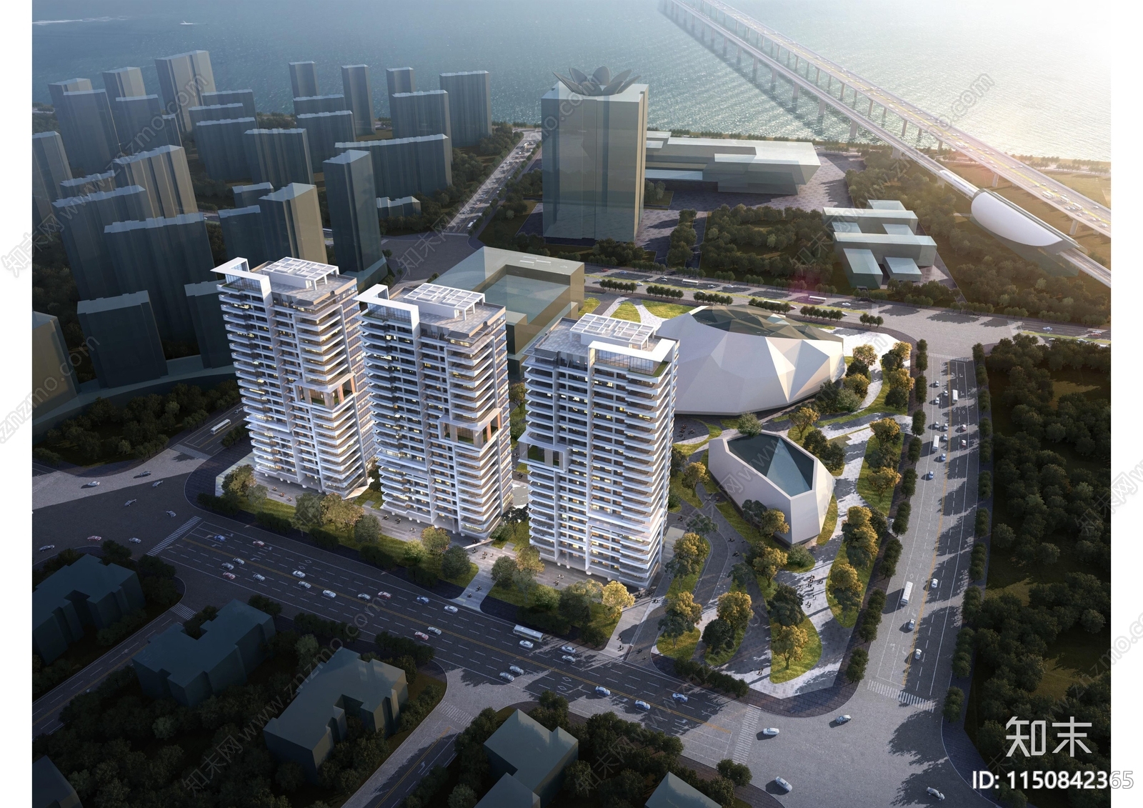 现代西安浐灞丝路国际艺术中心二期建筑方案文本下载【ID:1150842365】_【知末方案文本库】