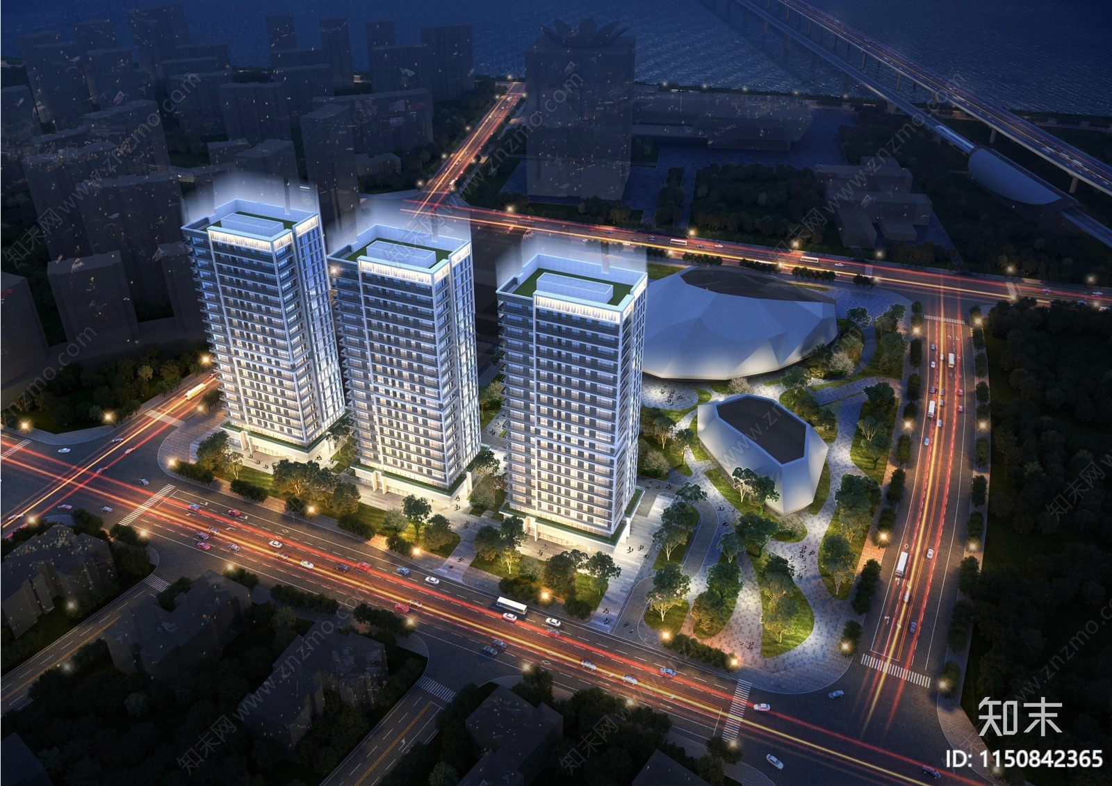 现代西安浐灞丝路国际艺术中心二期建筑方案文本下载【ID:1150842365】_【知末方案文本库】