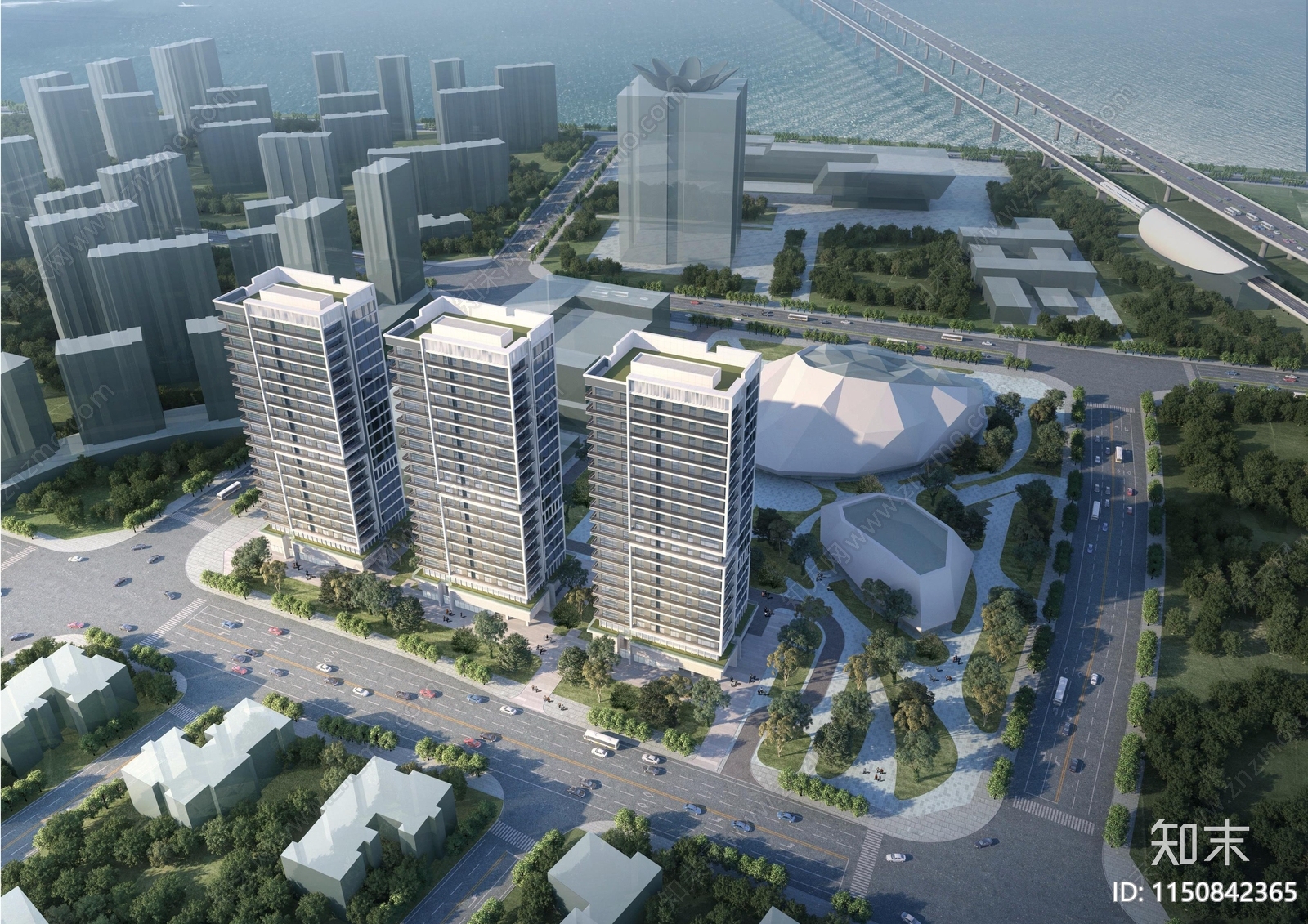 现代西安浐灞丝路国际艺术中心二期建筑方案文本下载【ID:1150842365】_【知末方案文本库】