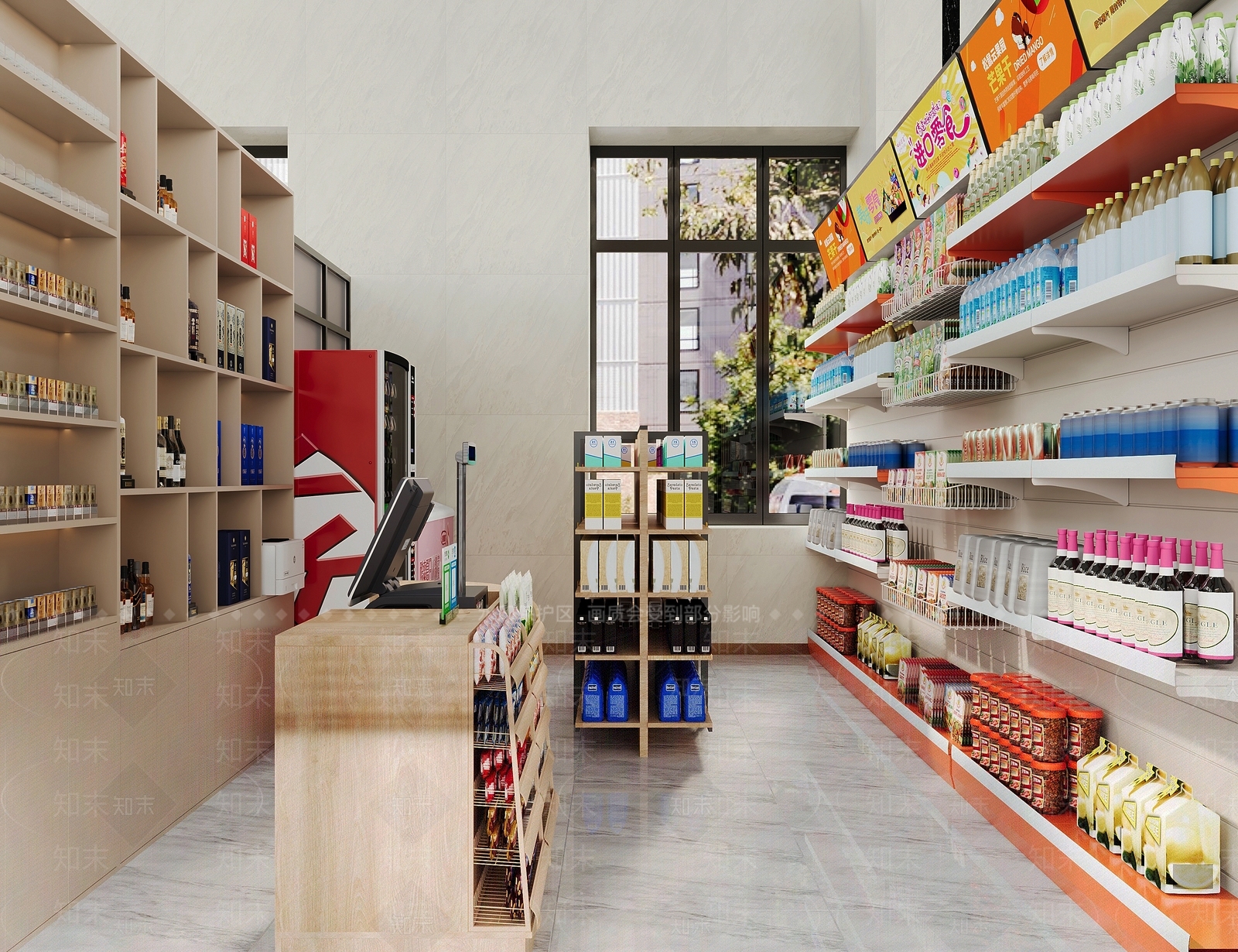 现代茶叶店3D模型下载【ID:1150842986】
