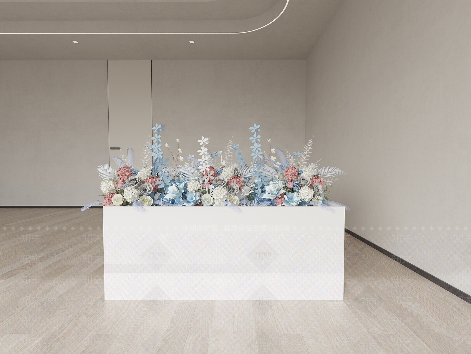 现代花箱3D模型下载【ID:1150845333】