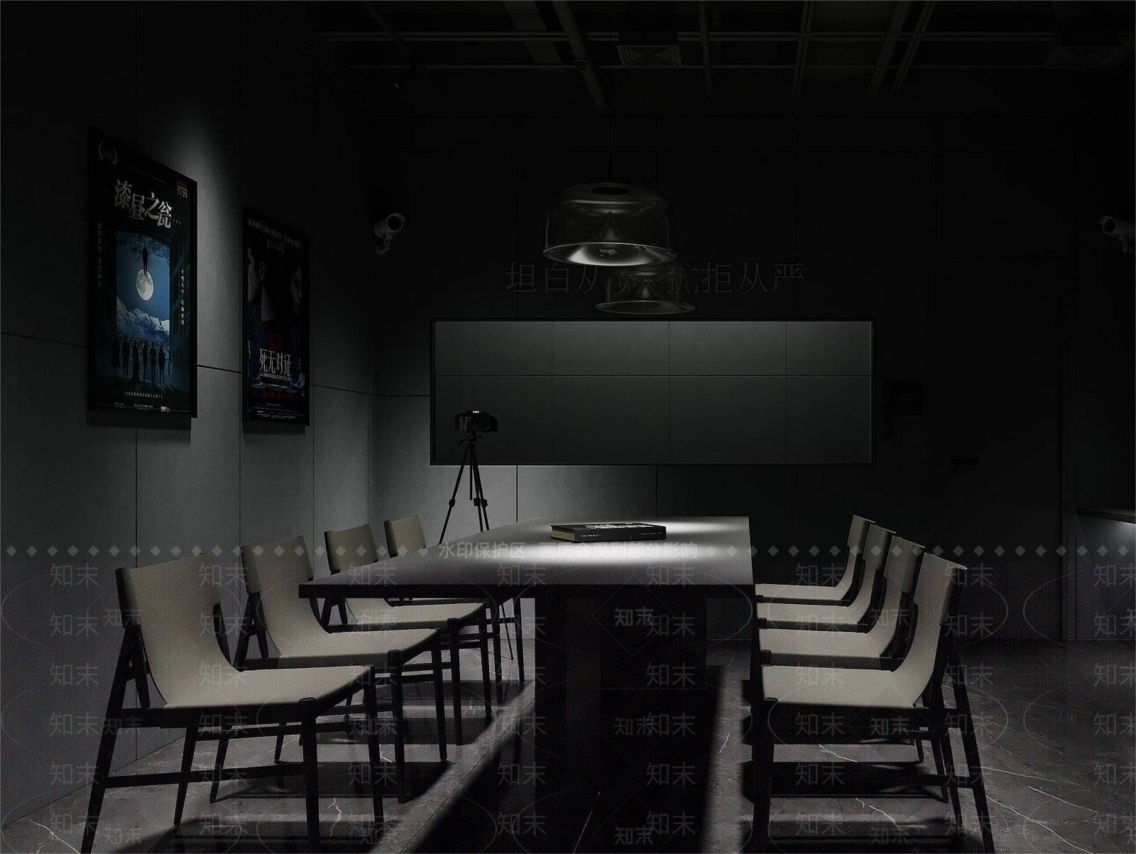 现代剧本杀审讯室3D模型下载【ID:1150856594】