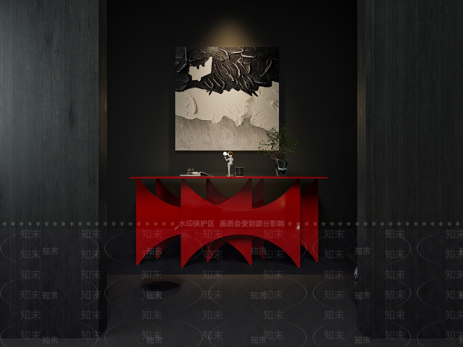现代端景柜3D模型下载【ID:1150867640】