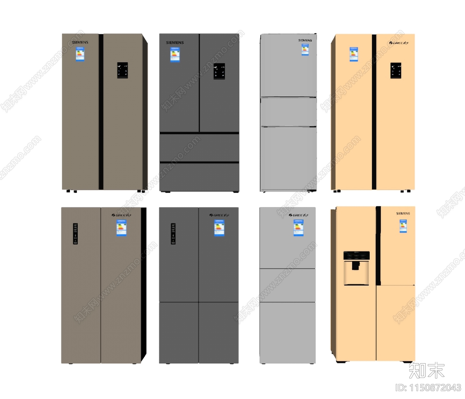 冰箱SU模型下载【ID:1150872043】