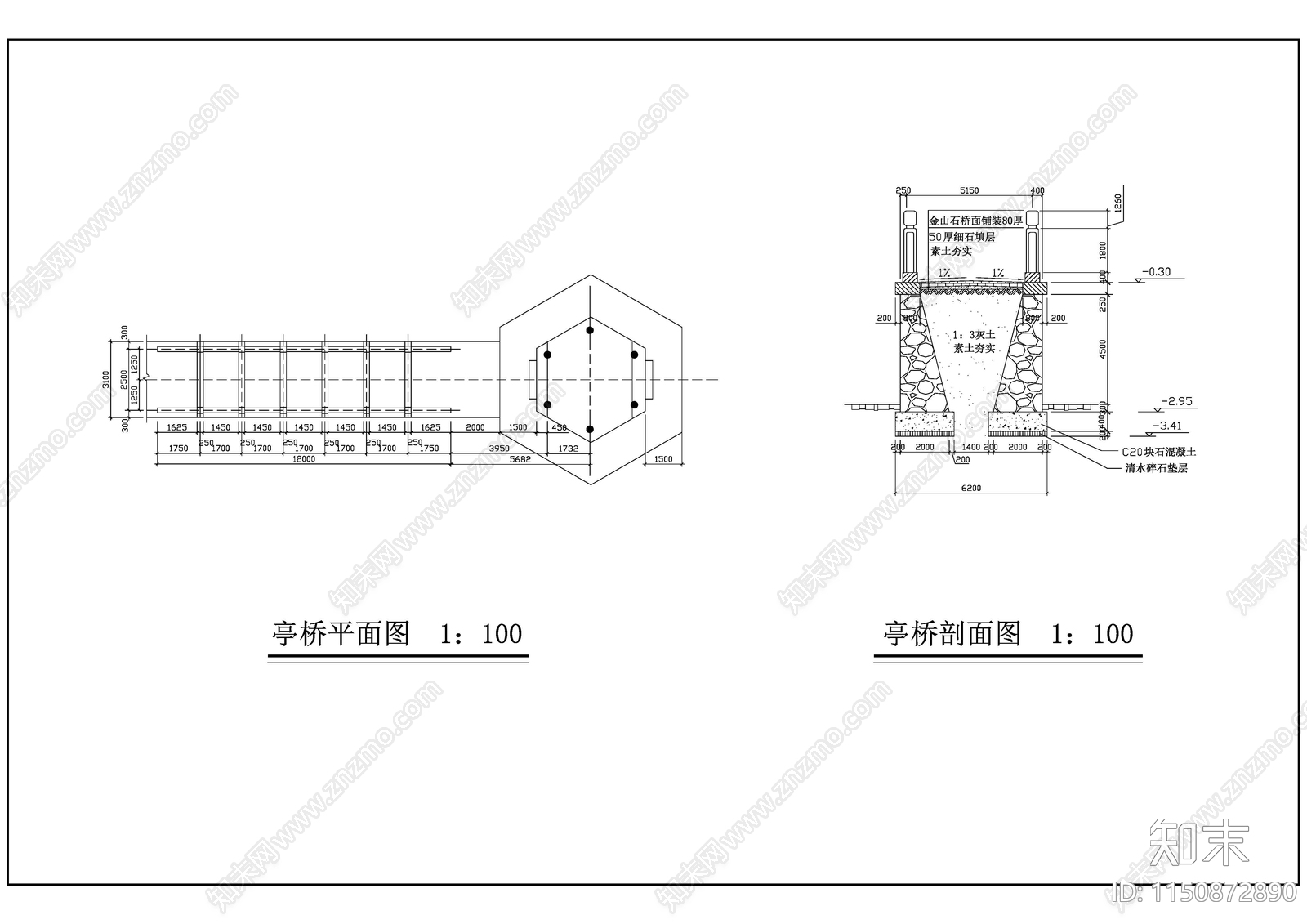 中式园林建筑及小品设计图集施工图下载【ID:1150872890】