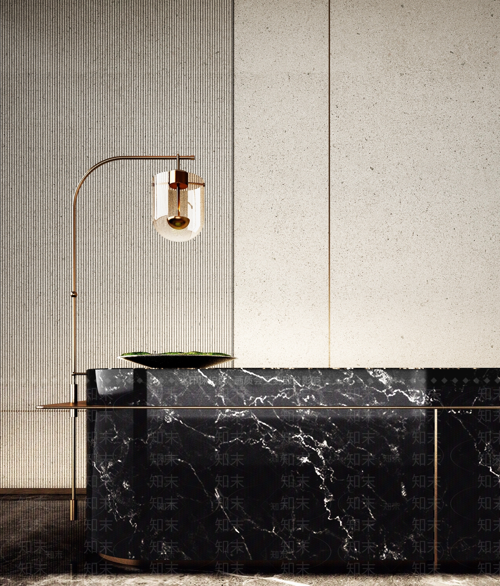 现代接待台3D模型下载【ID:1150878428】