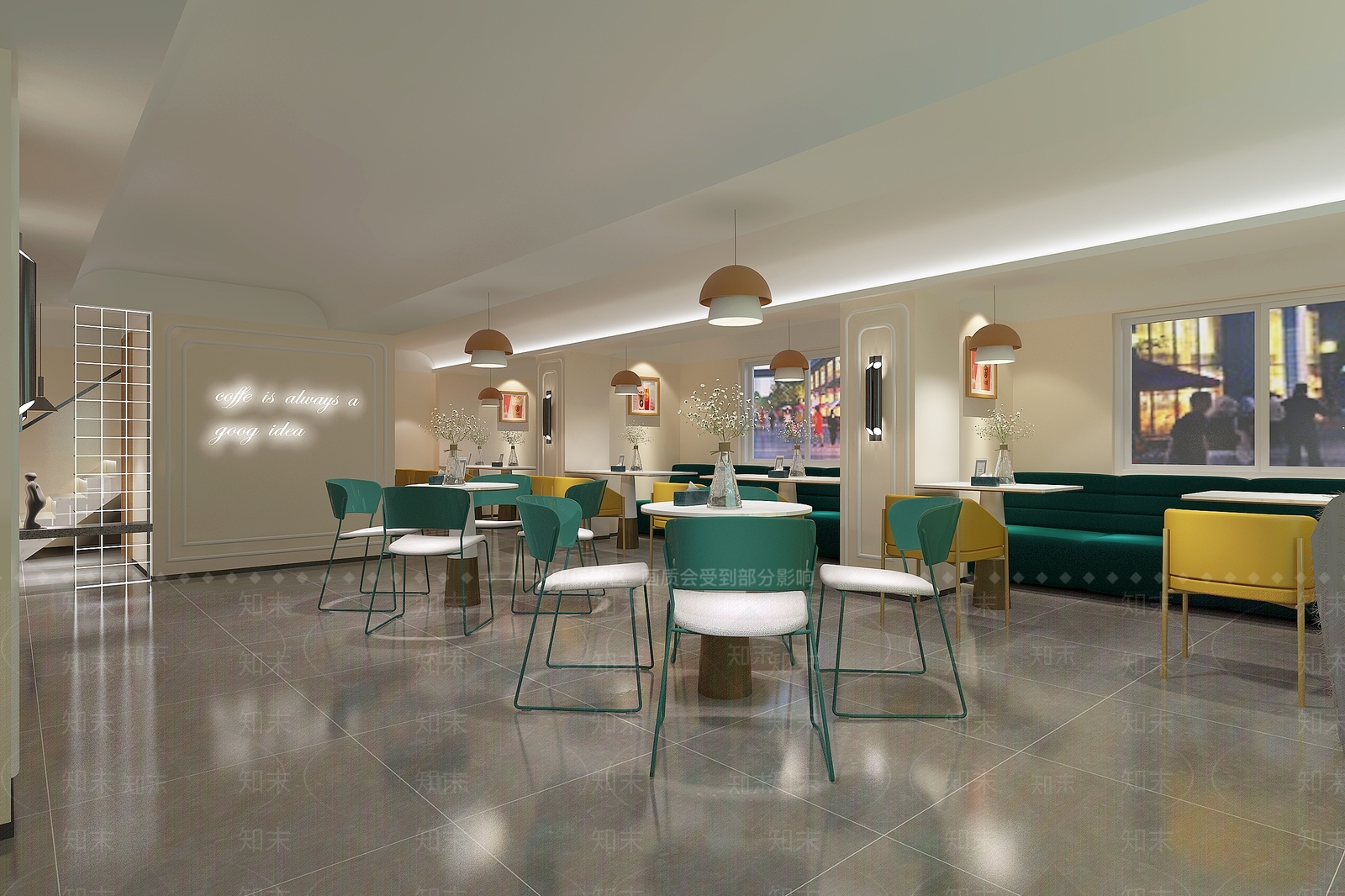 现代奶茶店3D模型下载【ID:1150879702】