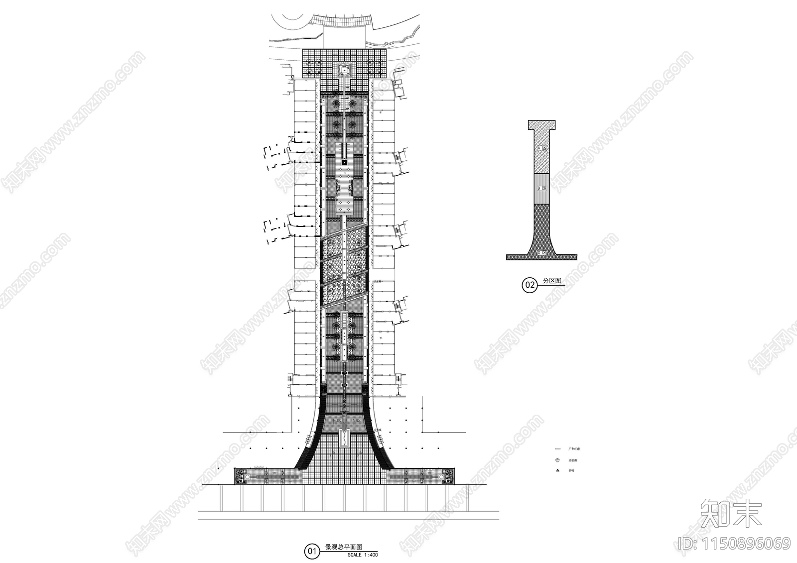 商业街景观施工图下载【ID:1150896069】