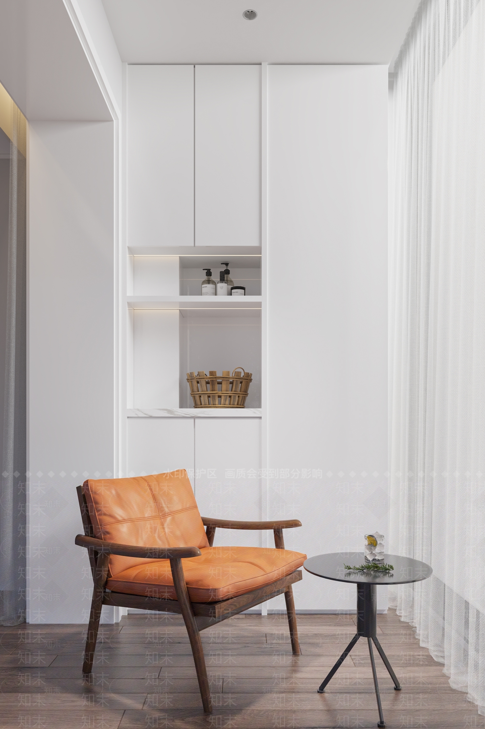 现代阳台休闲椅3D模型下载【ID:1150906685】