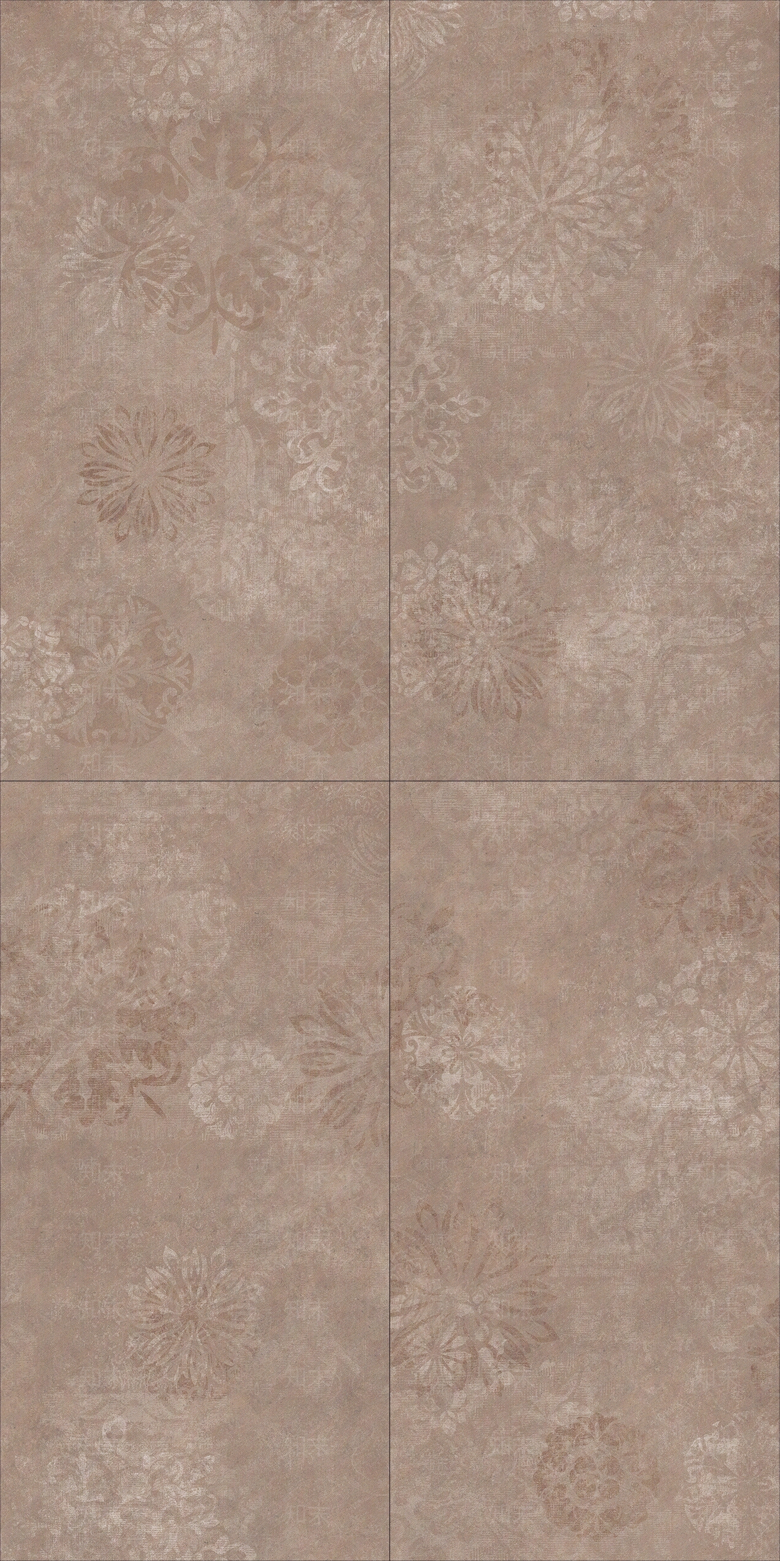 棕色精雕淡纹花砖贴图下载【ID:1150913605】