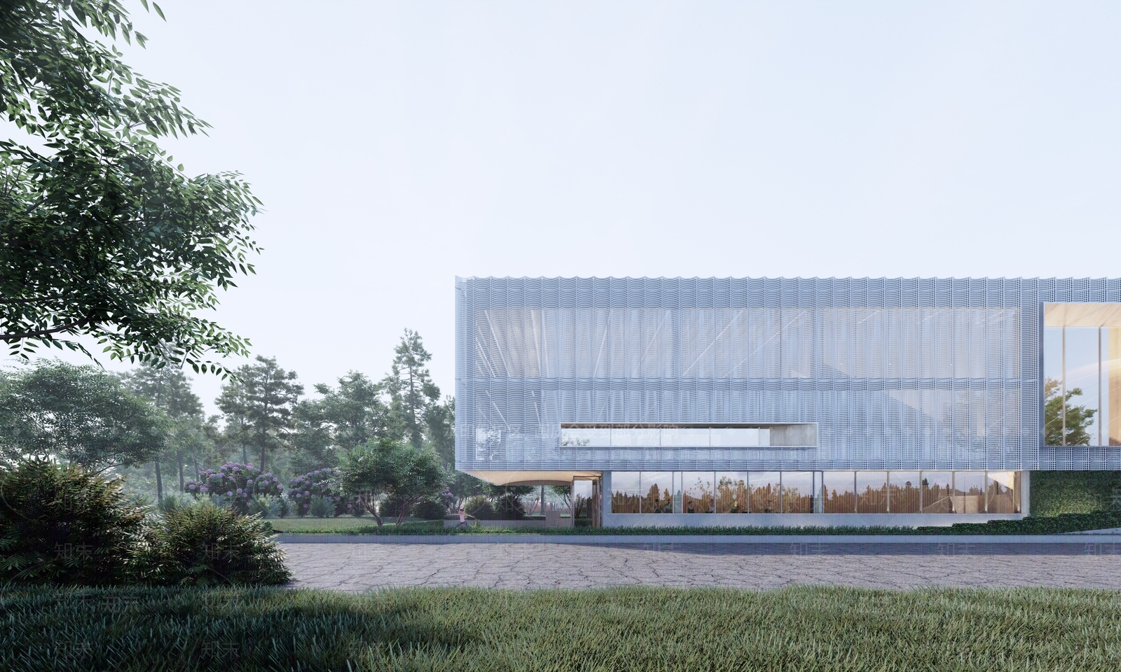 现代社区活动中心SU模型下载【ID:1150919695】