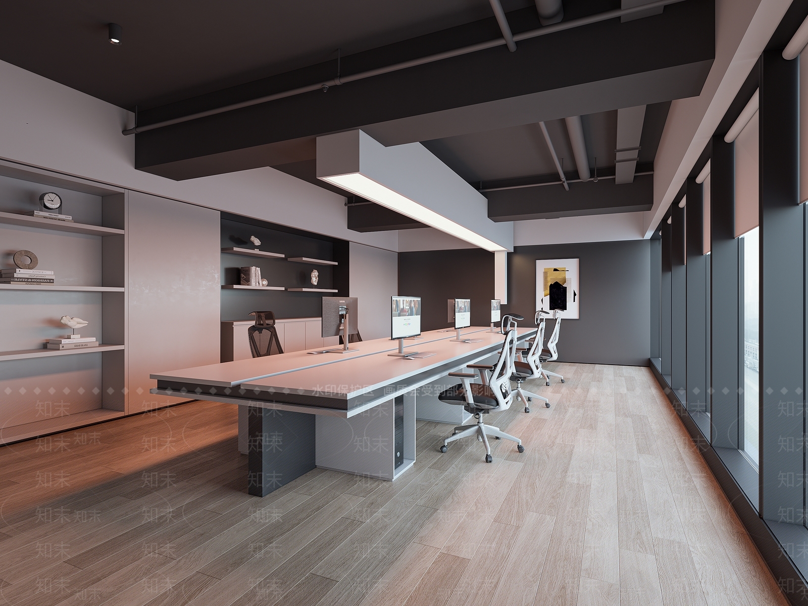 现代工作室3D模型精品下载_3dmax模型_知末网