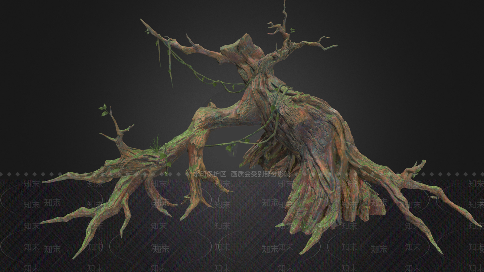 幻想树3D模型下载【ID:1150926510】