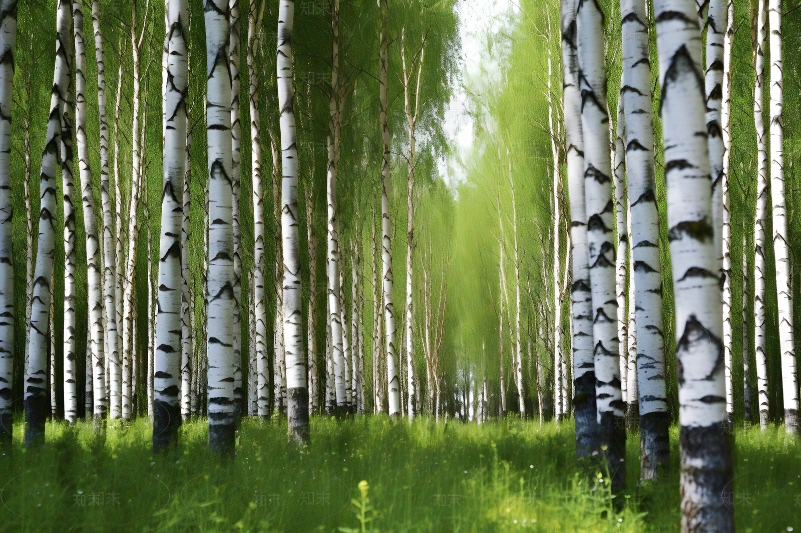 白桦林风景贴图下载【ID:1150947654】