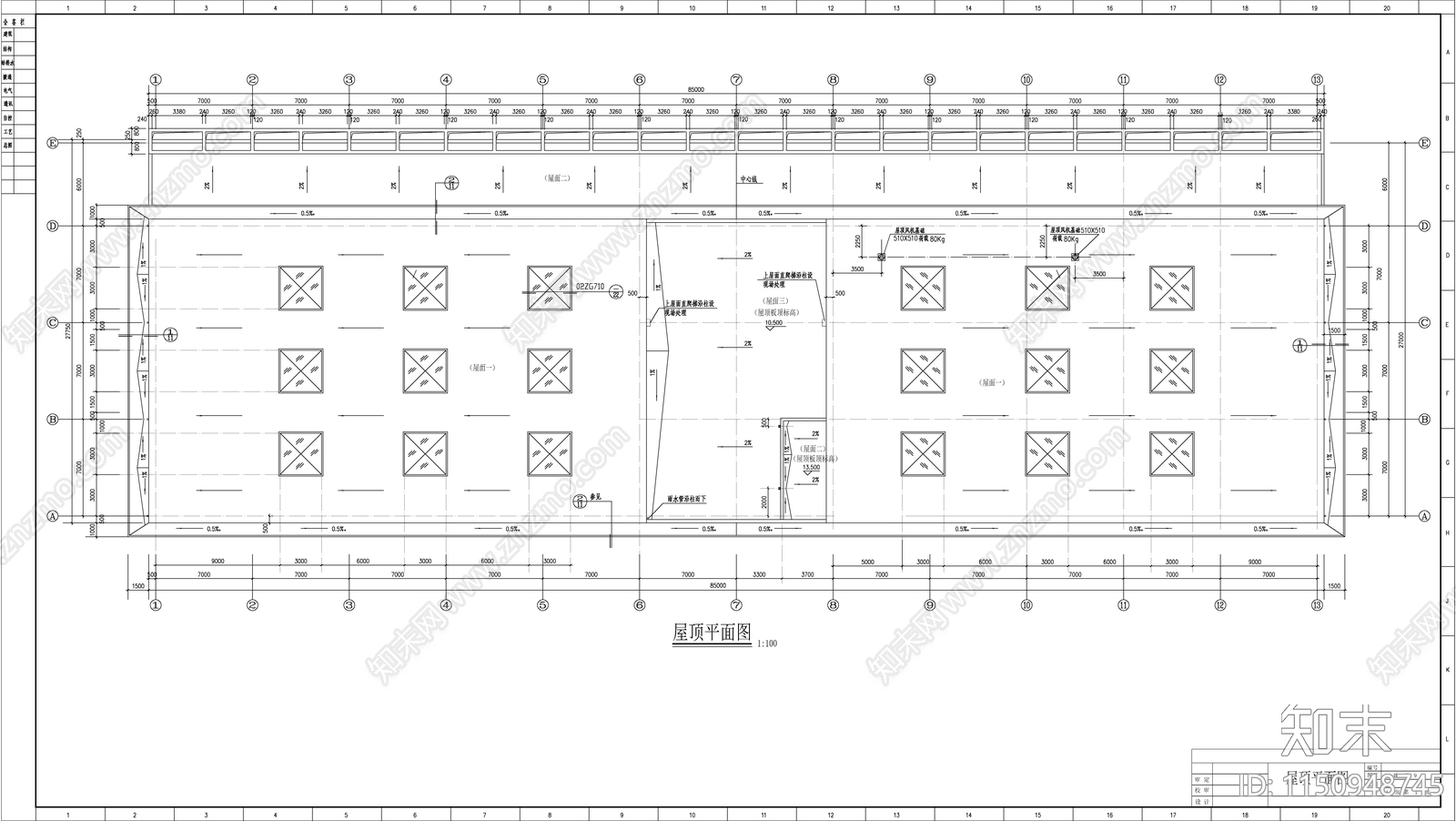 钢结构体育馆建筑施工图下载【ID:1150948745】