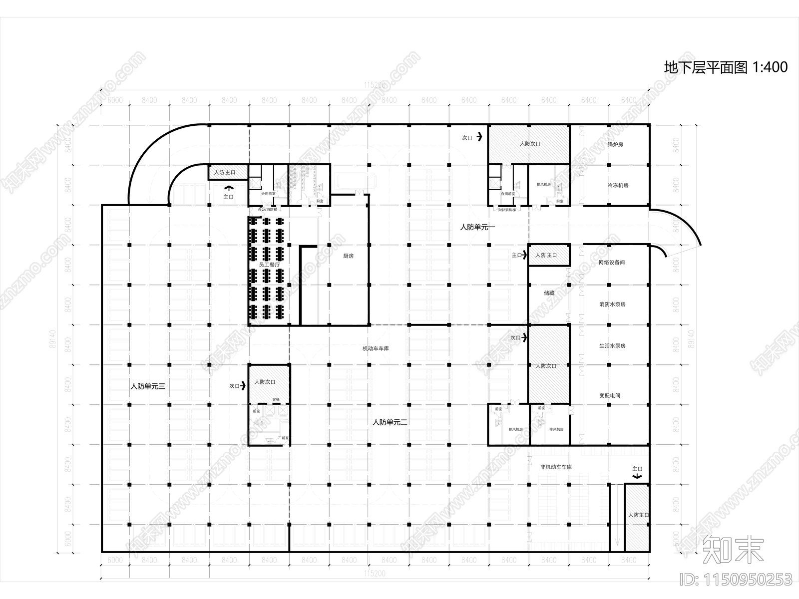 江西省图书馆室内cad施工图下载【ID:1150950253】