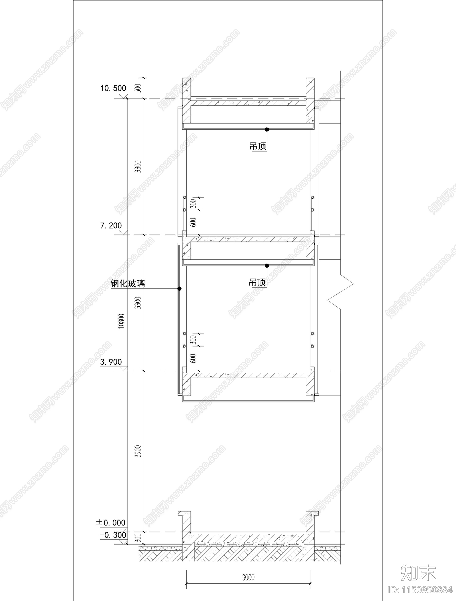 幼儿园办公楼室内cad施工图下载【ID:1150950884】