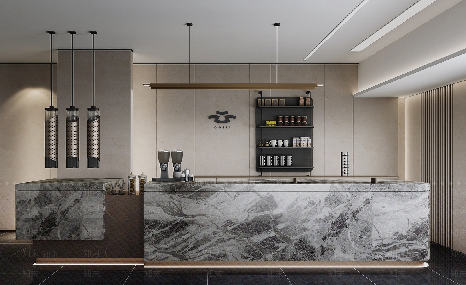 现代咖啡厅前台3D模型下载【ID:1150951259】