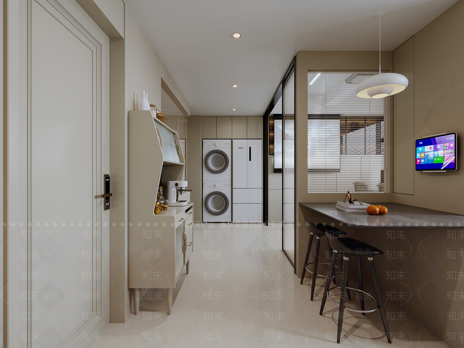 现代单身公寓3D模型下载【ID:1150957274】