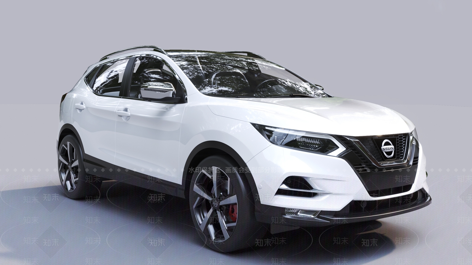 白色汽车3D模型下载【ID:1150964221】