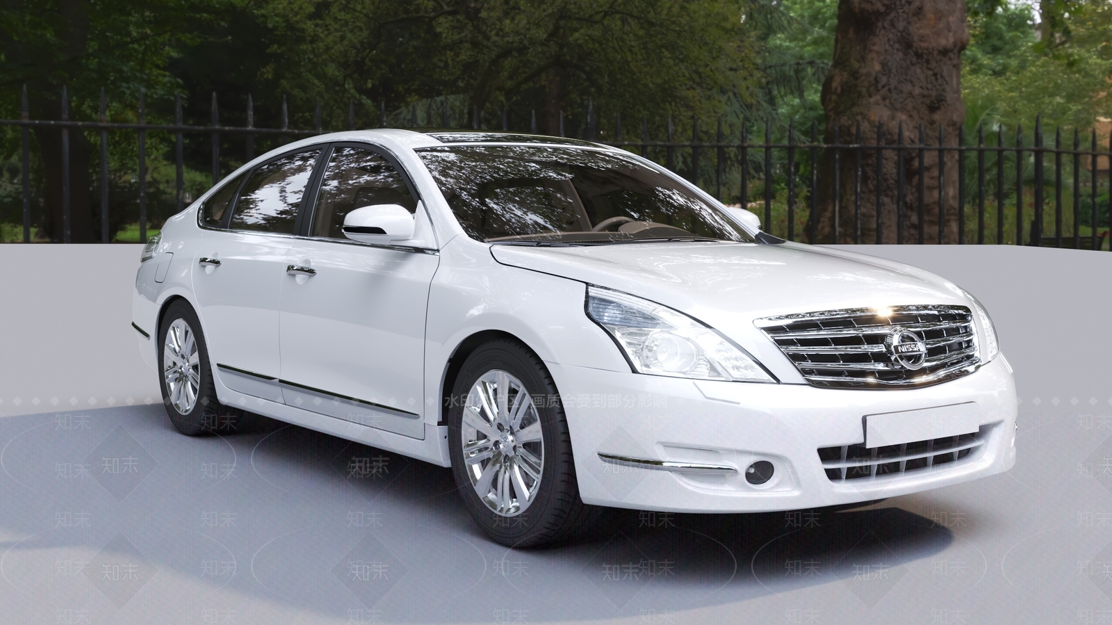 白色汽车3D模型下载【ID:1150964347】