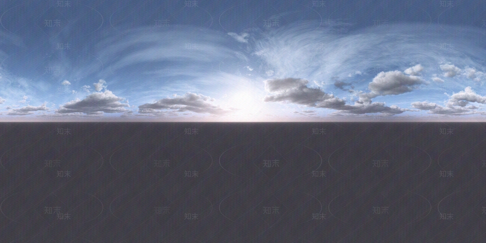 hdr户外蓝天白云云朵天空公园绿地草坪全景天空贴图下载【ID:1150965470】