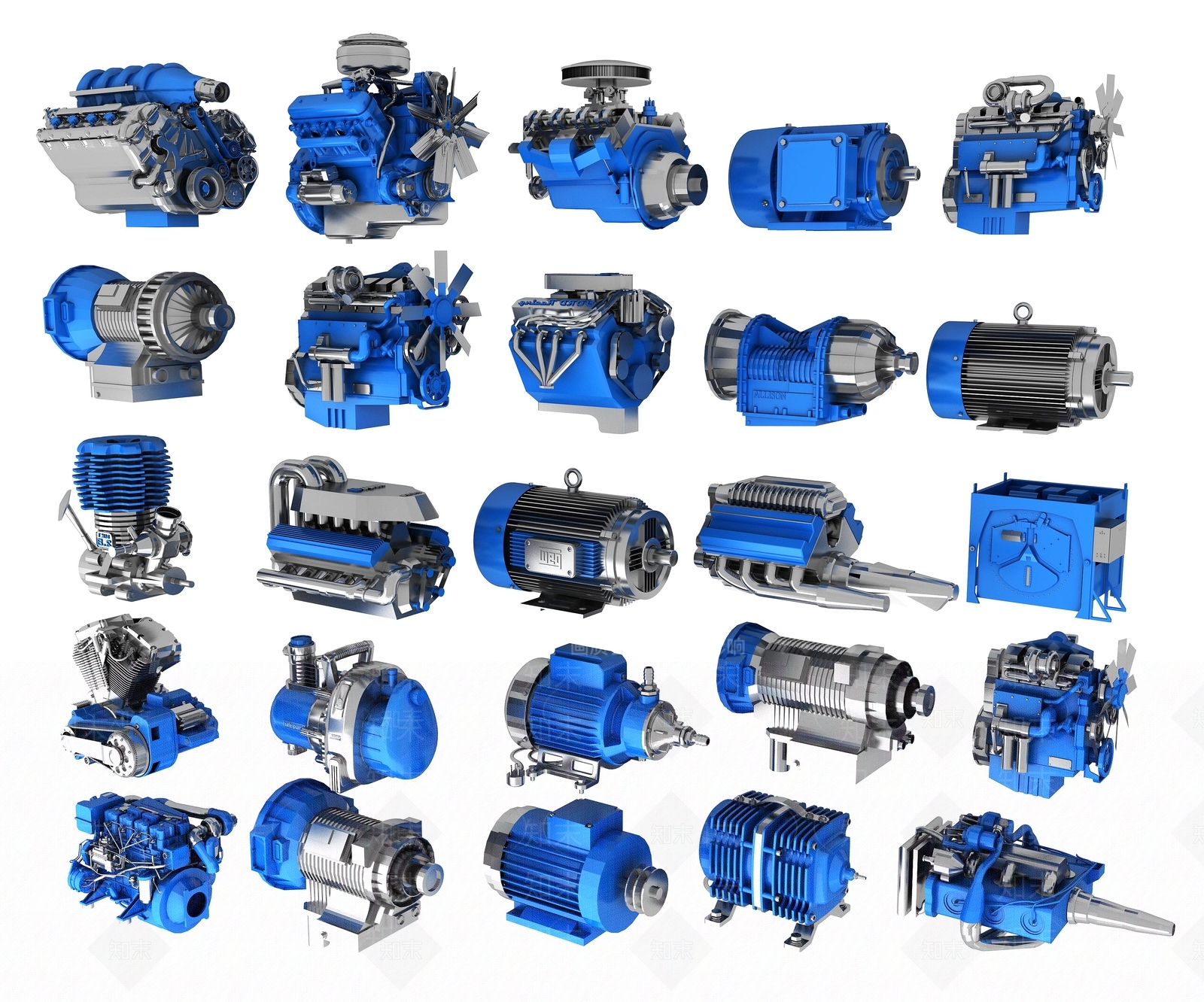 发动机3D模型下载【ID:1150972971】