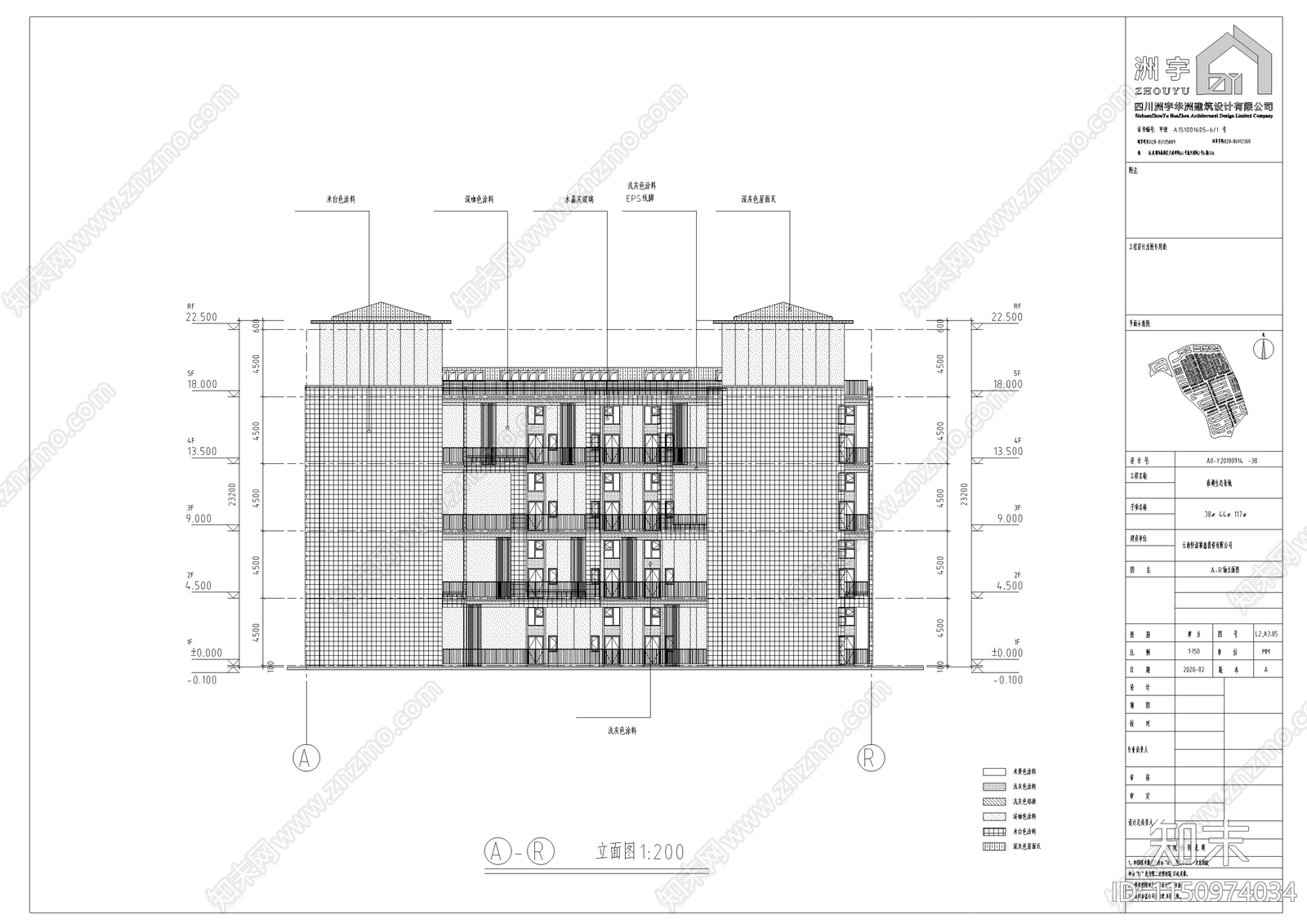 多层LOFT公寓建筑cad施工图下载【ID:1150974034】