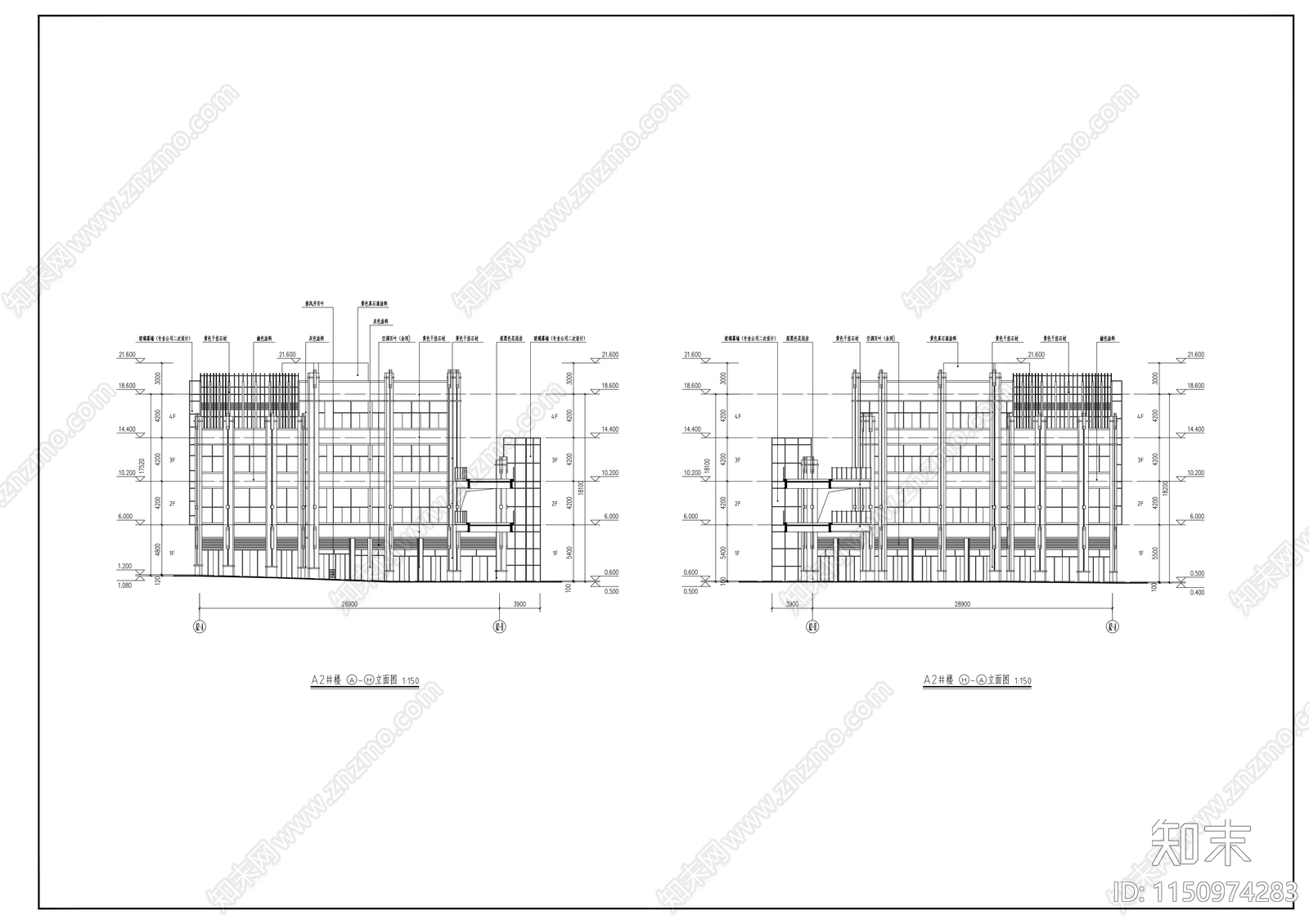 嘉利新世界商业街建筑cad施工图下载【ID:1150974283】