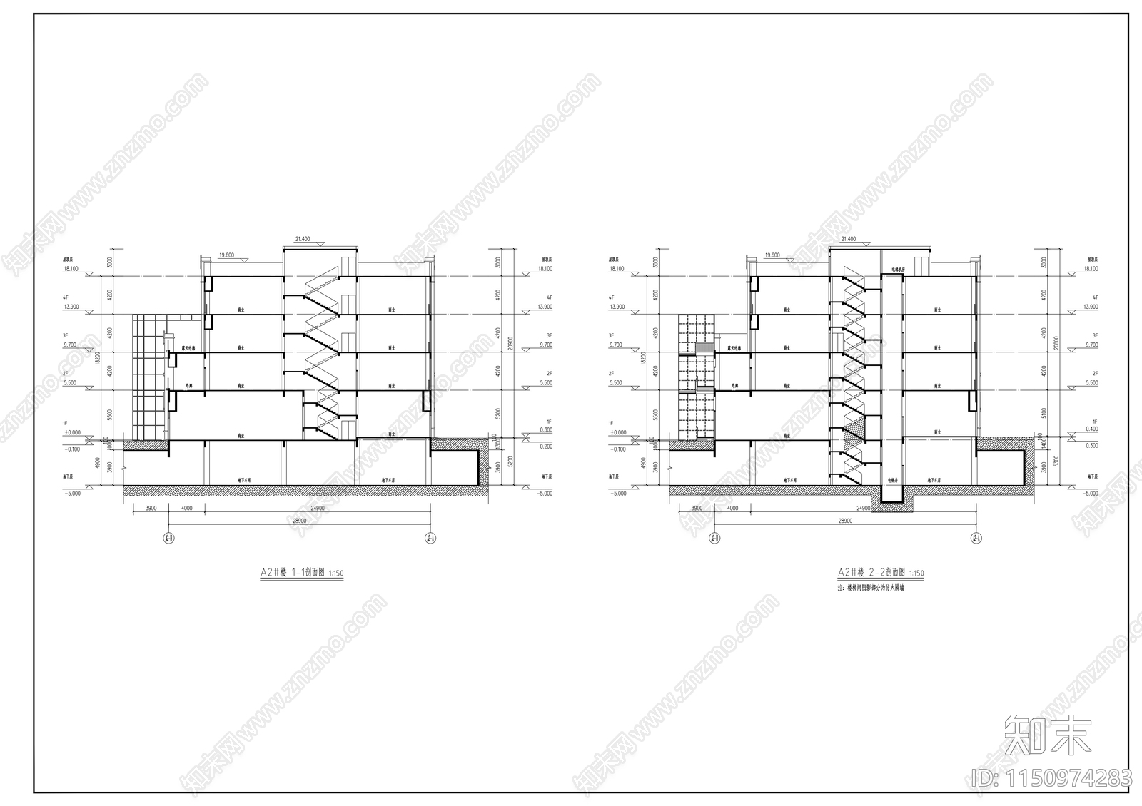 嘉利新世界商业街建筑cad施工图下载【ID:1150974283】