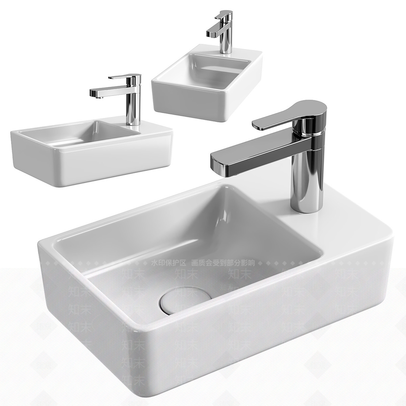 VilleroyBochAvento洗手盆3D模型下载【ID:1150974892】