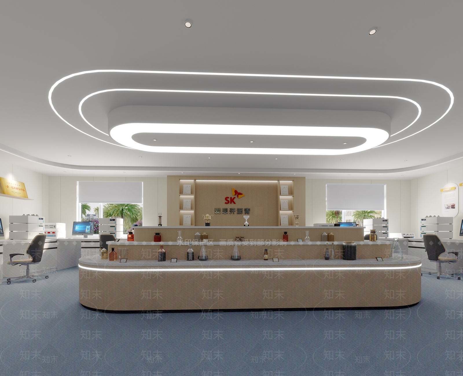 现代其他办公空间3D模型下载【ID:1150975849】