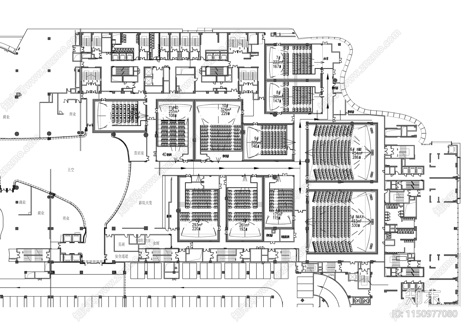 120套电影院影剧院建筑施工图下载【ID:1150977080】